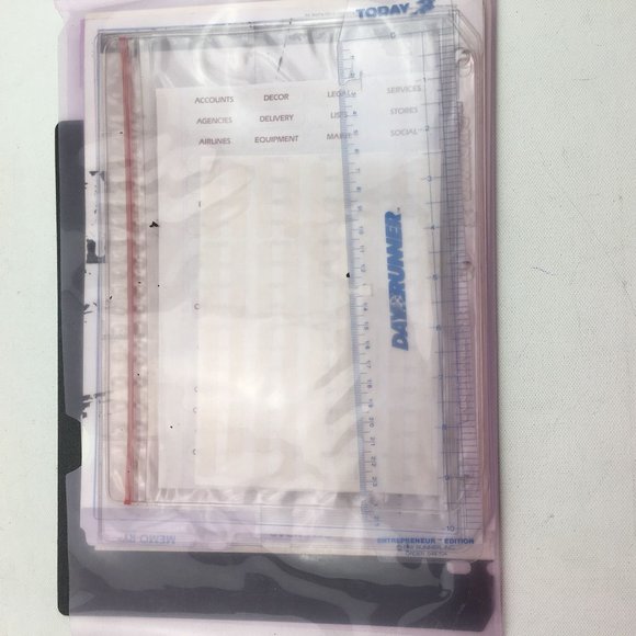 The Time Management System Calendar Memo Receipts Finances Keeper Log Schedule - Picture 2 of 4